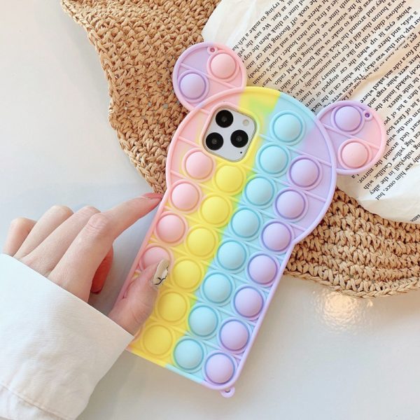 Stress relief toys silicone iphone case