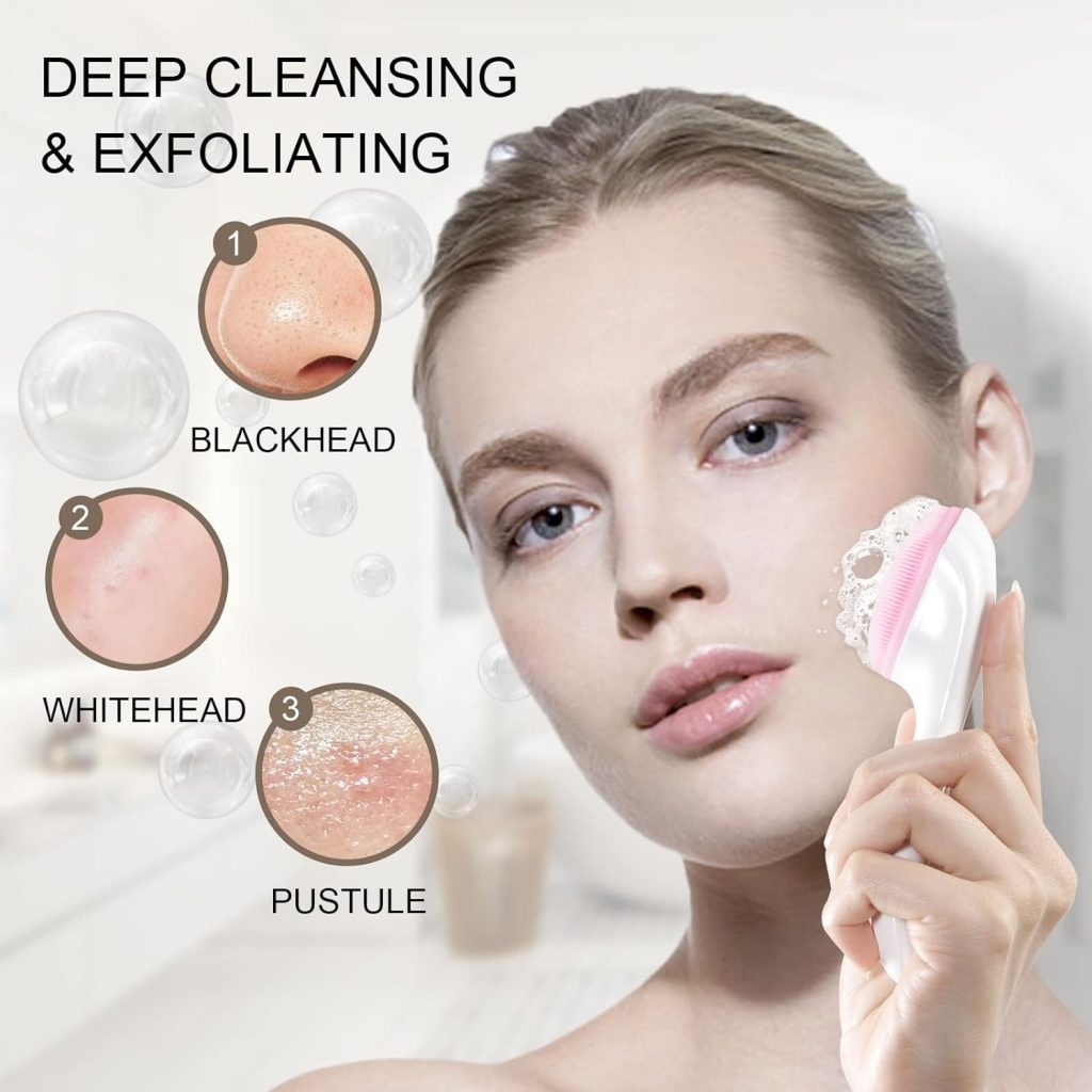 design silicone face brush