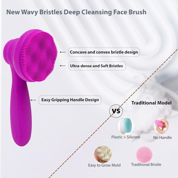 Factory Customized Silicone Face Brush For Facial Skin Care - Image 2