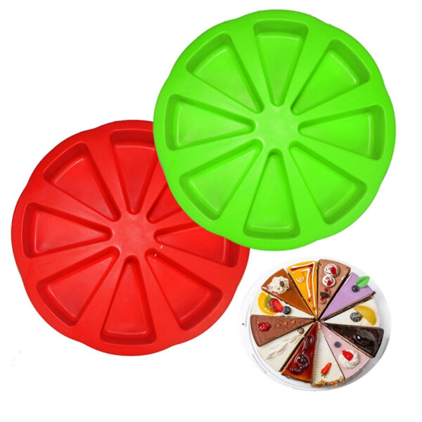 Food Grade Silicone Pasteleria 8 Cavity Round Cake Pan Scone Baking Tools Cake Mold - Image 2