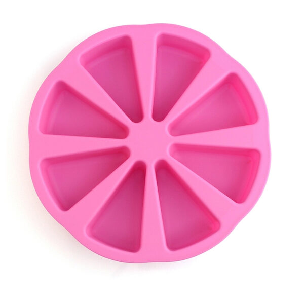 Food Grade Silicone Pasteleria 8 Cavity Round Cake Pan Scone Baking Tools Cake Mold - Image 3
