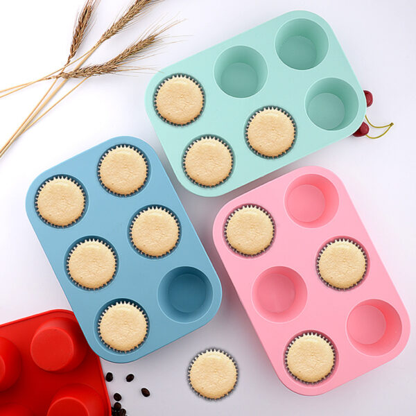 Silicone Cake Mold Sustainable Baking Muffin Pan Cupcake and Pudding Mold