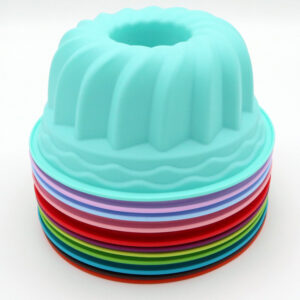 New Product Ideas Bakeware Non Stick Silicone Bundt Cake Pan Cake Molds Jello Gelatin Round Baking Pan