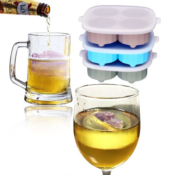 Eco-Friendly Silicone Ice Cube Tray Custom Design Alligator Frozen Ice Cream & Popsicle Ice Mold DIY Food Bar Use - Image 2
