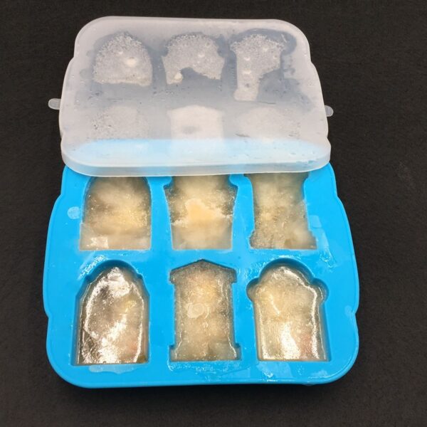 Halloween Silicone Ice Cube Tray and Coffin Silicone Ice Mold Tombstone Baking & Pastry Tools for Festive Decorations
