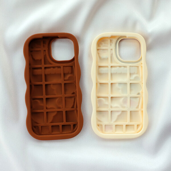 New Fashion Design Wavy Edge Young Lover Silicone Phone Case for iPhone 15 Pro Max Anti Fall Protect Cover - Image 4