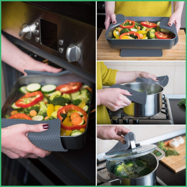 Factory Customized Silicone Rubber Oven Heat-resistant Mat Table Placemat for Kitchenware - Image 5