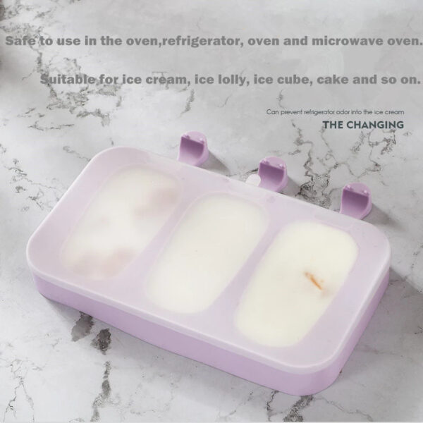 Funny Various Type Eco Material Homemade Popsicle Diy Ice Pop Silicone Ice Cream Cake Mold - Image 3