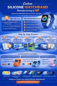 SF Customizes Silicone Watchband Solutions for Global Brands